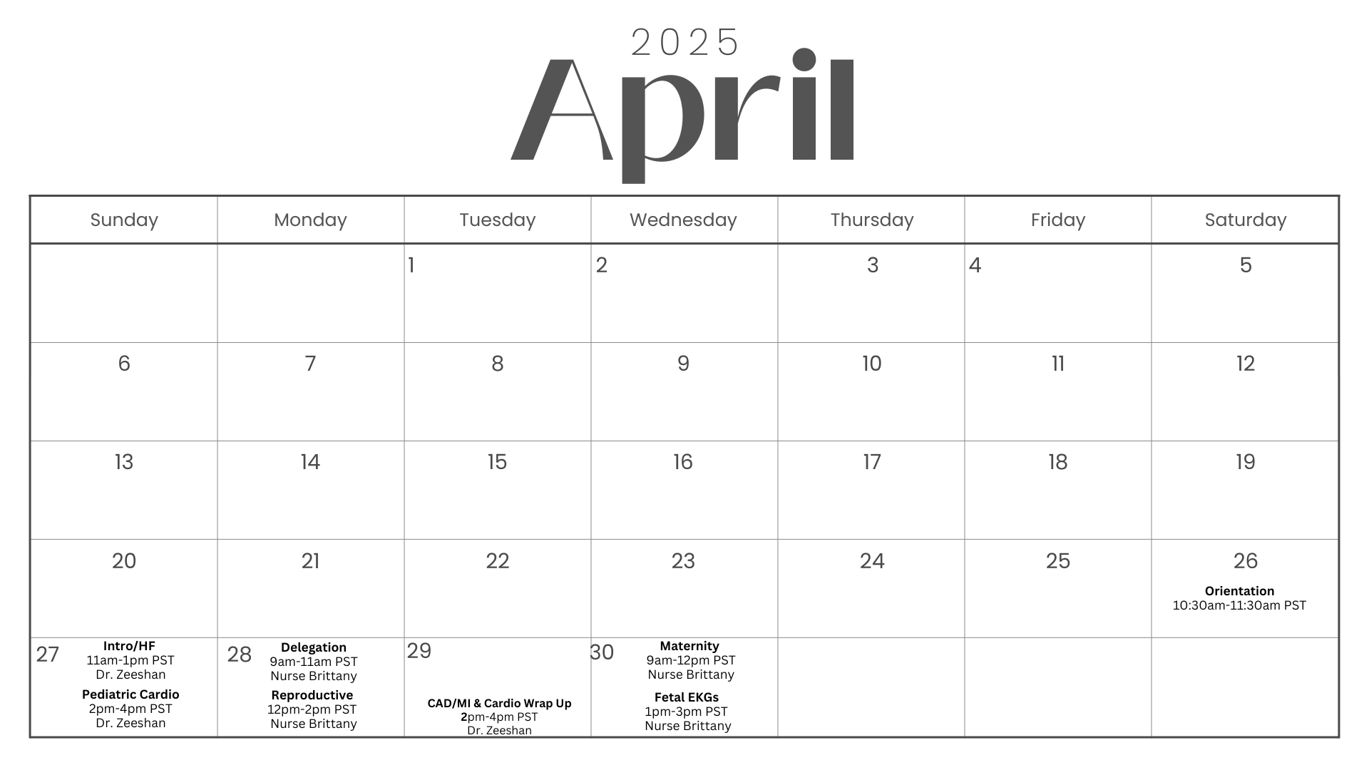 APRIL LIVE COURSE UPGRADE