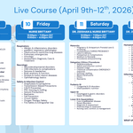 NCLEX RN/PN Prep Live Course - April 9-12th, 2026 (Thurs-Sun) - ID: 040926