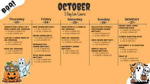 NCLEX PREP LIVE ONLINE COURSE - OCTOBER 2025 - ID: 10232025