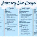 NCLEX PREP LIVE ONLINE COURSE - JANUARY 2025 - ID: 010526