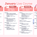 NCLEX PREP LIVE ONLINE COURSE - JANUARY 2026 - ID: 010826