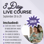 NCLEX PREP LIVE ONLINE COURSE - SEPTEMBER 2025 - ID: 092625
