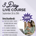 NCLEX PREP LIVE ONLINE COURSE - SEPTEMBER 2025 - ID: 092625
