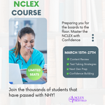 NCLEX PREP LIVE ONLINE COURSE - MARCH 2025 - ID: 031525