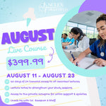 NCLEX PREP LIVE ONLINE COURSE - AUGUST 2025 - ID: 081125