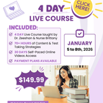 NCLEX PREP LIVE ONLINE COURSE - JANUARY 2025 - ID: 010526