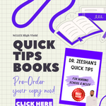 DR. ZEESHAN'S QUICK TIPS FOR THE NCLEX BOOK + NHY MYSTERY STICKER PACK