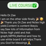 NCLEX PREP LIVE ONLINE COURSE - NOVEMBER 2024 - ID: 110324