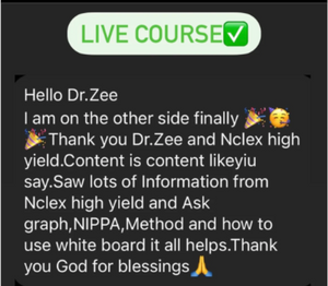 NCLEX PREP LIVE ONLINE COURSE - October 2024 - ID: 093024